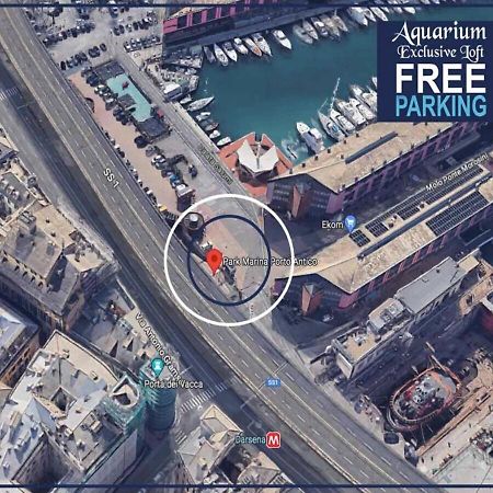 Aquarium Exclusive Loft - Private Parking Apartment Genova Exterior foto